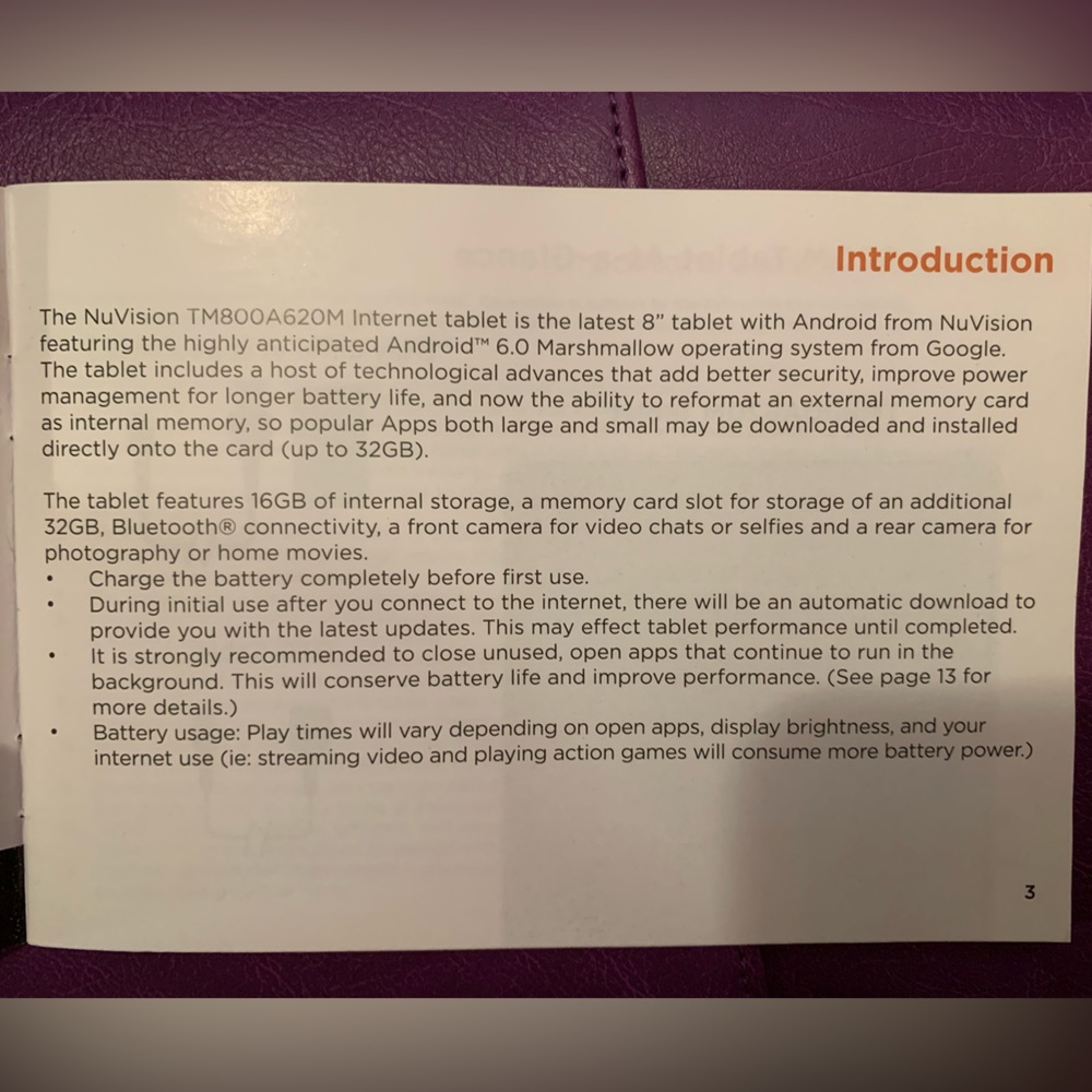 NuVision Android Internet Tablet - Picture 4 of 5